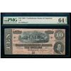 Image 1 : 1864 $10 T-68 Confederate PMG 64EPQ