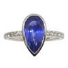 Image 2 : Dazzling 1.91 Ct Natural Sapphire/Diamond Ring