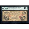 Image 1 : 1874 $10 San Jose National PMG 15NET