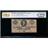 Image 1 : 50 Cent 1863 T-63 Confederate PCGS 62PPQ