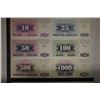 Image 1 : SET OF 6-CRISP UNC 1992 BOSNIA & HERZEGOVINA NOTES