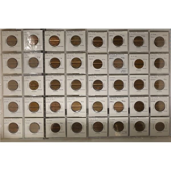 40 ASSORTED VINTAGE METAL ITALY TELEPHONE TOKENS