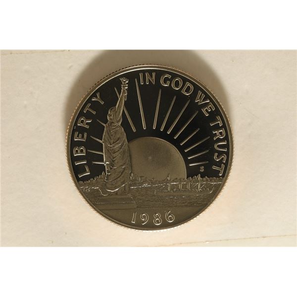 1986-S US PF STATUE OF LIBERTY HALF DOLLAR