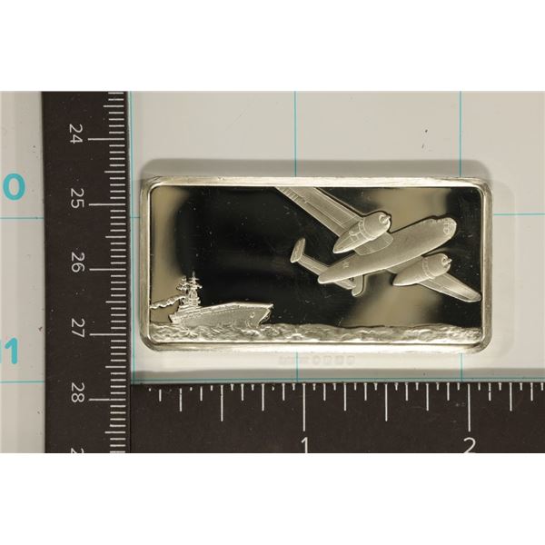 1.01 OZ STERLING SILVER INGOT: DOOLITTLE BOMBS