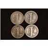Image 2 : 1930, 31, 34-D & 1938 SILVER MERCURY DIMES