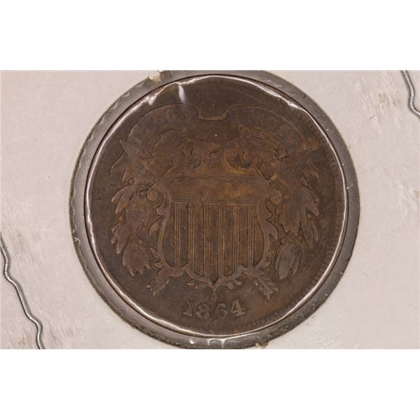 1864 US TWO CENT PIECE