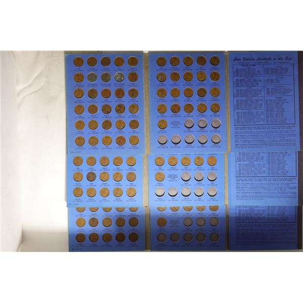 152 LINCOLN WHEAT CENTS IN 1941 & UP WHITMAN