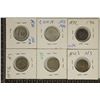 Image 2 : 1902, 04, 07, 13, 14 & 1915 SWEDEN SILVER 10 ORE