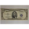 Image 1 : 1953-A $5 SILVER CERTIFICATE BLUE SEAL