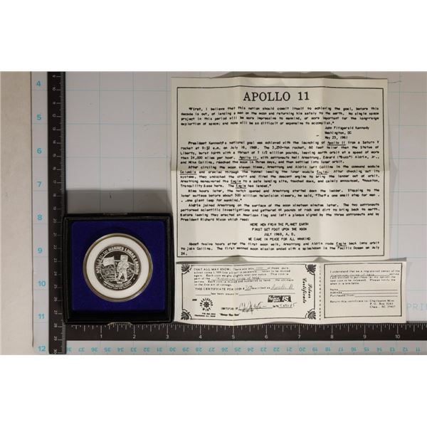 1.1 OZ. PF .999 SILVER NASA JFK SPACE CENTER