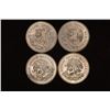Image 2 : 1950, 51, 52 & 1953 MEXICO SILVER 25 CENTAVOS