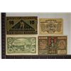 Image 2 : 4 GERMAN NOTGELD HELLERS: 2-10'S, 1-20 & 1-50