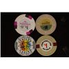 Image 2 : 4-$1 PLASTIC CASINO GAMING CHIPS: MIDNIGHT ROSE,