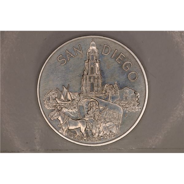 1969 SAN DIEGO SILVER 200TH ANNIVERSARY UNC