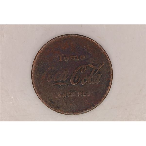 VINTAGE MEXICO COCA COLA VENDING MACHINE TOKEN