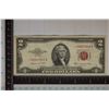 Image 1 : 1953-B US $2 RED SEAL STAR NOTE, CRISP XF-AU