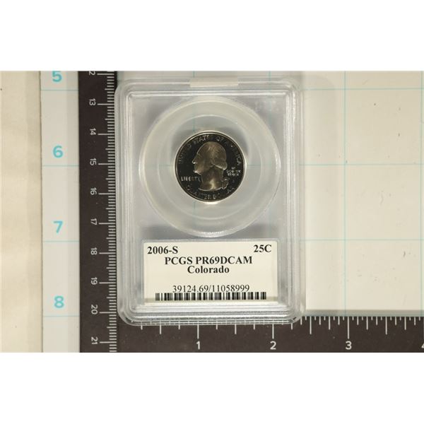 2006-S COLORADO QUARTER PCGS PR69 DCAM