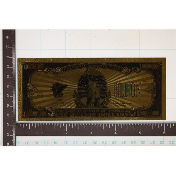 SERIES 2002-B 9999 GOLD FOIL 1,000,000,000