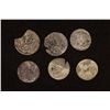 6 SILVER DIME SIZED OTTOMAN EMPIRE PARA COINS: