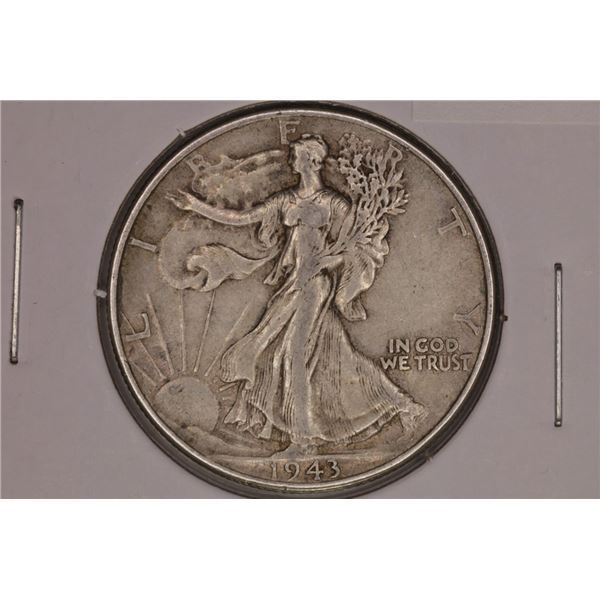1943 SILVER WALKING LIBERTY HALF DOLLAR