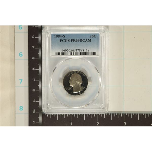 1984-S WASHINGTON QUARTER PCGS PR69 DCAM