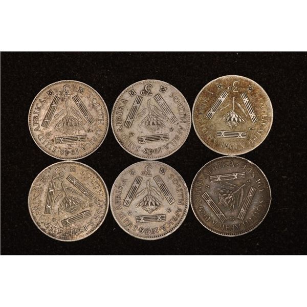 1929, 36, 2-1941, 43 & 1948 SOUTH AFRICA SILVER 3