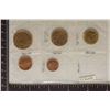 Image 2 : FINLAND 5 COIN UNC SET IN SEALED PLASTIC: 3 ARE