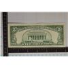 Image 2 : 1963-A US $5 STAR NOTE GREEN SEAL FRN CRISP AU