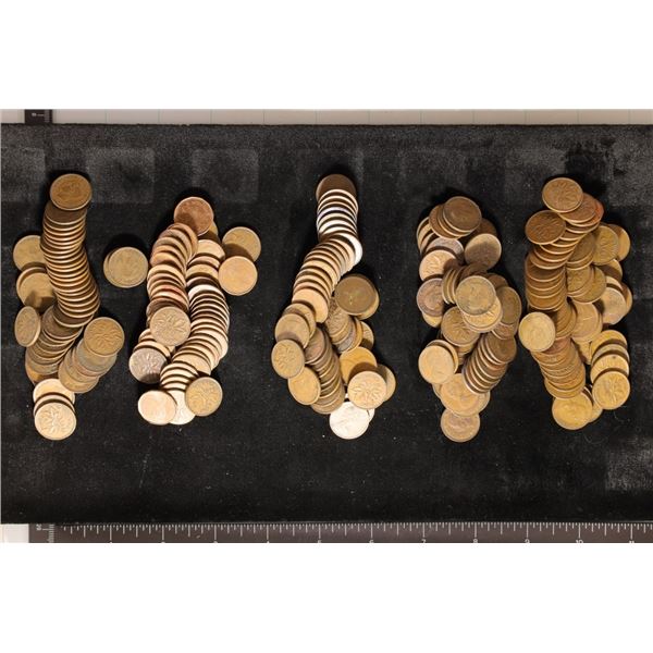 250-CANADA 1 CENT COINS: 1940-2000