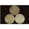 Image 2 : 1966, 67 & 1968-D 40% SILVER JOHN F. KENNEDY HALFS