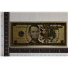 Image 1 : 2009 GOLD FOIL 99999999A US $5 FRN CRISP UNC