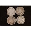 Image 1 : 1899-O, 1906, 07-S & 1913 SILVER BARBER DIMES