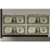 Image 1 : 4-US $1 SILVER CERTIFICATES: 2-1957, 57-A & 57-B