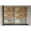 6-TURKEY BILLS: 4-5000 & 2-10000 LIRASI'S
