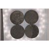 1940, 1942 & 2-1943 GERMAN 1 PFENNIG COINS WITH