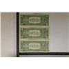 Image 2 : 3-STAR NOTE $1 SILVER CERTIFICATES: 1957, 57-A &