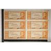 6-CRISP UNC BOLIVIA 50 PESO BILLS: 5 OF THE BILLS