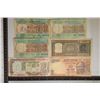 6 INDIA BILLS: 3-FIVE RUPEE & 3-10 RUPEE'S SOME