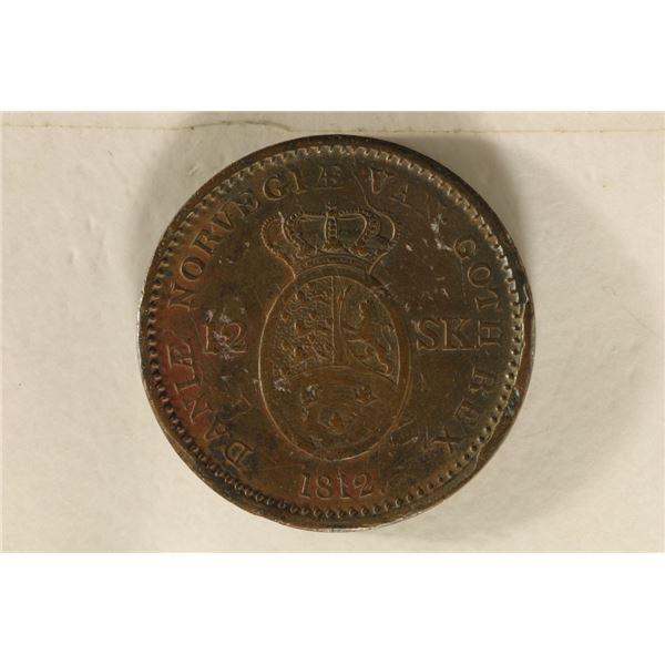 1812 DENMARK 12 SKILLING