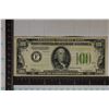 1934 US $100 GREEN SEAL FRN F00024525A