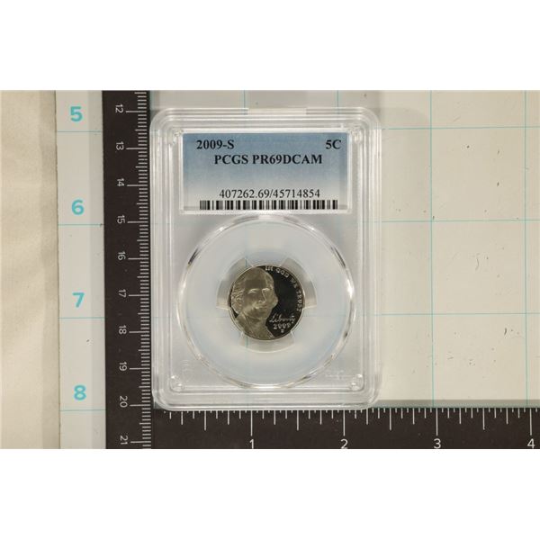 2009-S JEFFERSON NICKEL PCGS PR69 DCAM