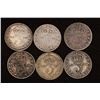 1890, 97, 1914, 16, 19 & 1925 GREAT BRITAIN SILVER