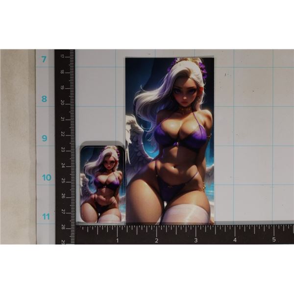 1 OZ. .999 FINE SILVER FANTASY WOMAN ART BAR #17