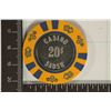 Image 2 : $20 BI-METAL SADSH CASINO CHIP