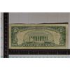 Image 2 : 1963 US RED SEAL $5 NOTE A38055132A