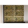 Image 1 : 6-JAPANESE 10 YEN BILLS: ALL CIRCULATED WITH A