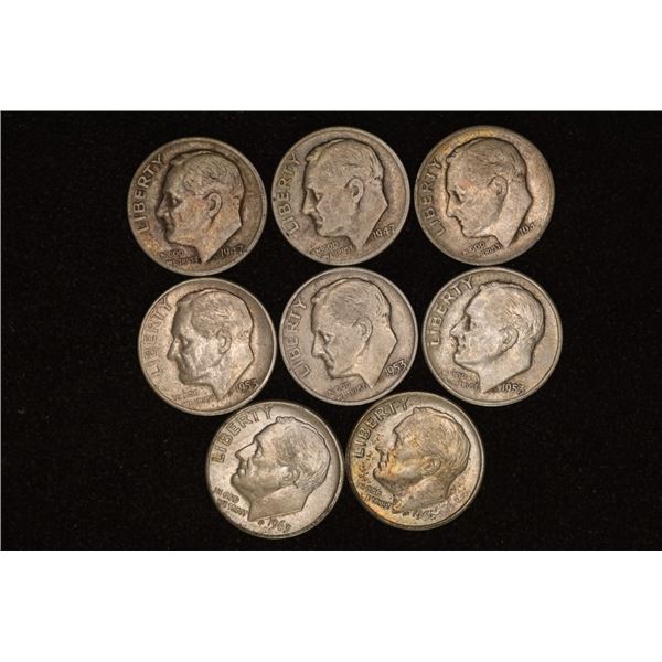 1947-P/D/S, 1953-P/D/S & 1963-P & D SILVER