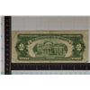 Image 2 : 1928-G US RED SEAL $2 NOTE E30115844A