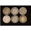 Image 2 : 6-NEDERLANDS SILVER 1/10 GULDEN COINS: 1944 AND