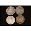 1854, 86, 1891 & 1891-S SILVER SEATED LIB DIMES